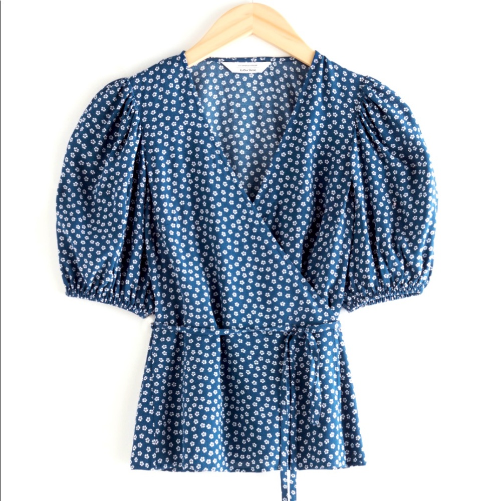 & Other Stories Wrap Top